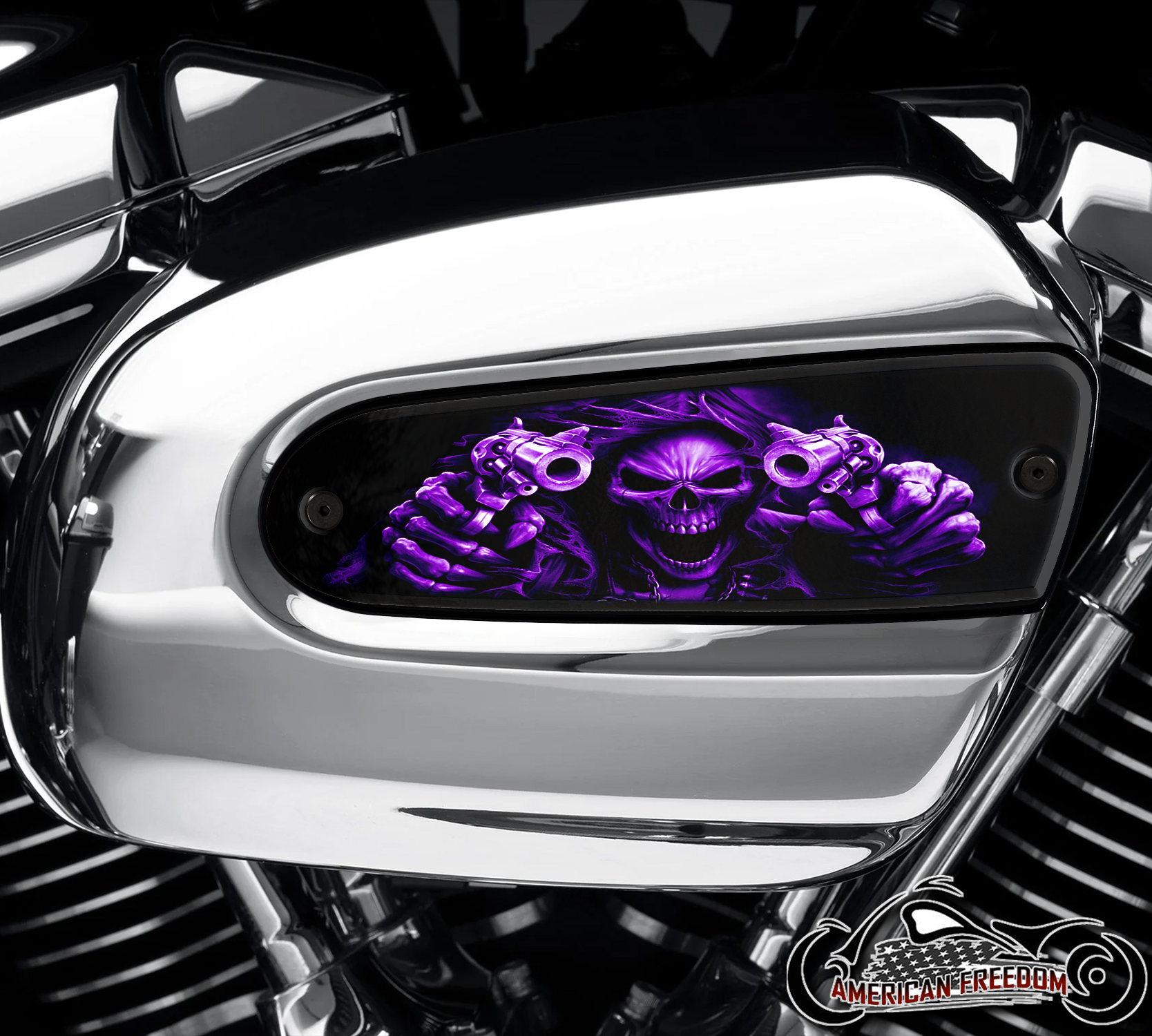 Harley Davidson Wedge Air Cleaner Insert - Gunfighter Purple